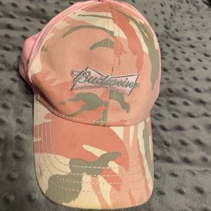 Budweiser Pink Camo Hat